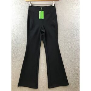 New Beneunder Women's High Waist Flare Leggings Yoga Pants Black Size M